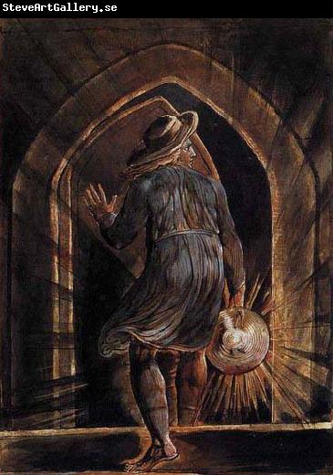 William Blake Los Entering the Grave